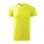 Heavy New póló unisex neon sárga M