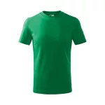 Basic póló gyerek fűzöld 158 cm/12 éves