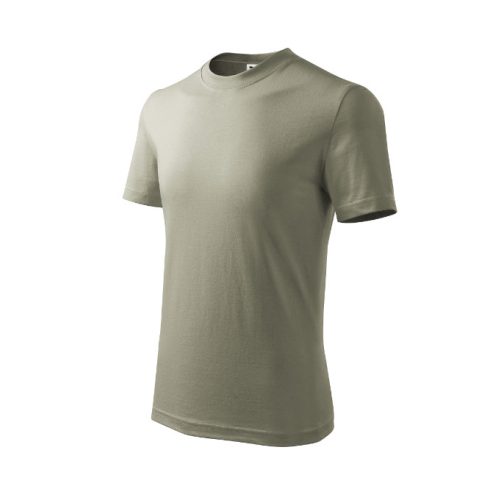 Basic póló gyerek világos khaki 158 cm/12 éves