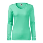 Slim póló női menta XL