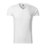 Slim Fit V-neck póló férfi fehér L