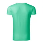 Slim Fit V-neck póló férfi menta L