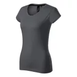 Exclusive póló női light anthracite S