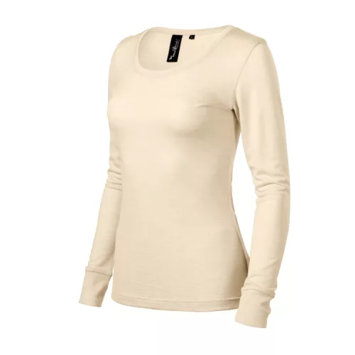 Merino Rise LS póló női mandula S
