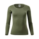 Fit-T LS póló női khaki 2XL