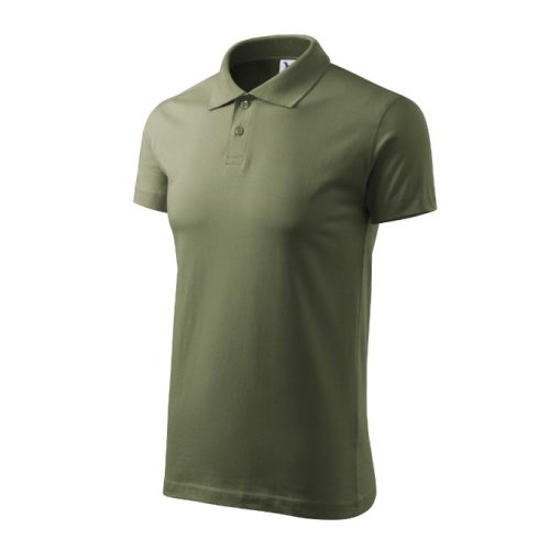 Single J. galléros póló férfi khaki L