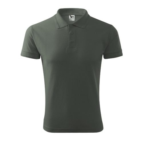 Pique Polo galléros póló férfi sötét palakő XL