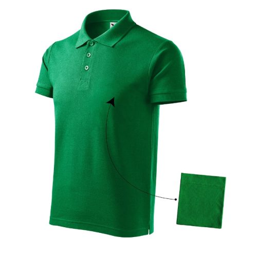 Cotton galléros póló férfi fűzöld XL