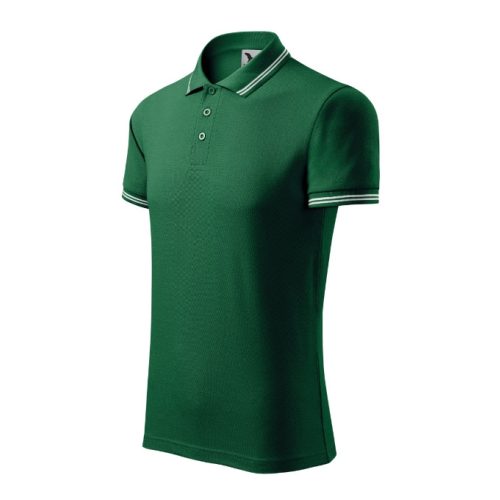 Urban galléros póló férfi dark green XL