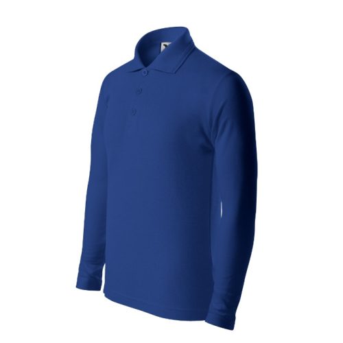 Pique Polo LS galléros póló gyerek királykék 122 cm/6 éves