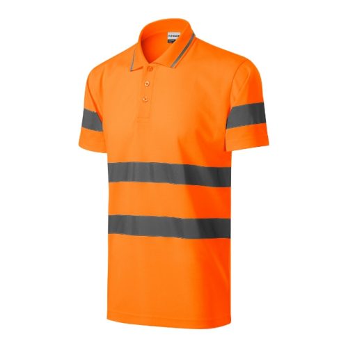 HV Runway galléros póló unisex fluoreszkáló narancssárga 2XL