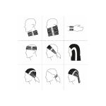 HV Twister kendő unisex fluoreszkáló narancssárga uni