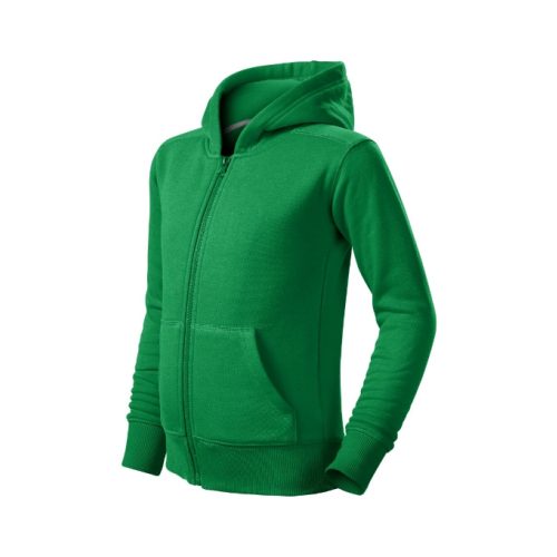 Trendy Zipper felső gyerek fűzöld 146 cm/10 éves