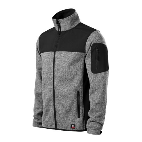 Casual softshell kabát férfi knit light gray 2XL