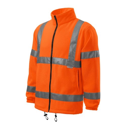 HV Fleece Jacket polár unisex fluoreszkáló narancssárga 2XL