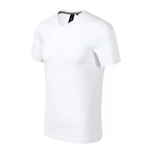 Action V-neck póló férfi fehér S
