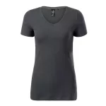 Action V-neck póló női light anthracite 2XL