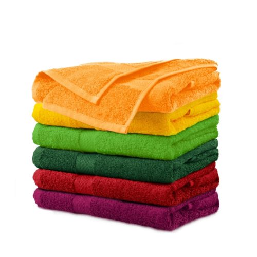 Towel 450 törülköző unisex mandarinsárga 50 x 100 cm