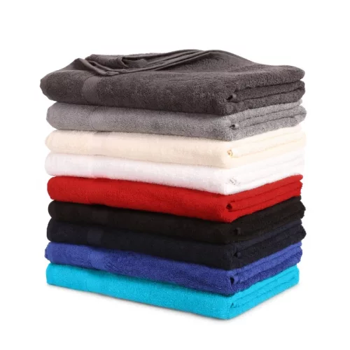 Bath Towel 450 fürdőlepedő unisex fekete 70 x 140 cm