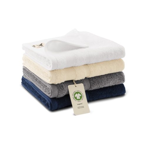 Organic (GOTS) törülköző unisex antik ezüst 50 x 100 cm