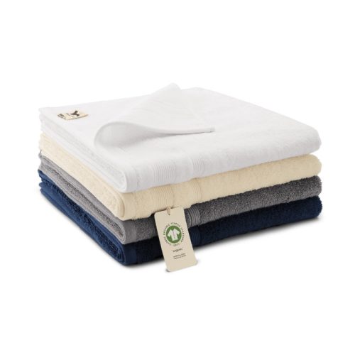 Organic (GOTS) fürdőlepedő unisex antik ezüst 70 x 140 cm