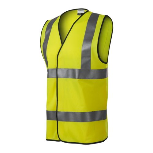 HV Bright biztonsági mellény unisex fluoreszkáló sárga M
