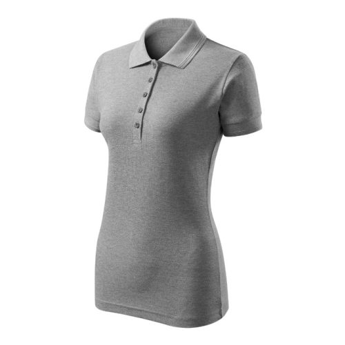 Pique Polo Free galléros póló női sötétszürke melírozott 2XL