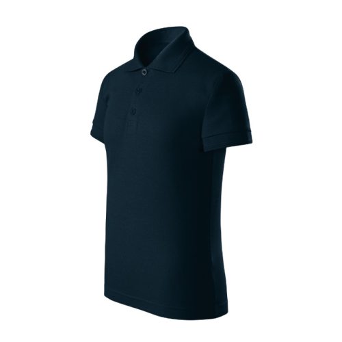 Pique Polo Free galléros póló gyerek tengerészkék 158 cm/12 éves