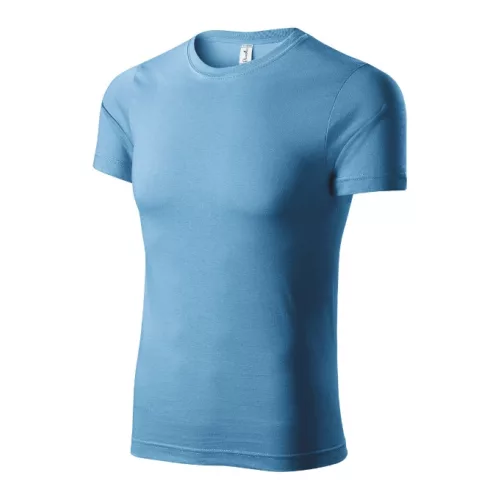 Paint póló unisex azúrkék XL