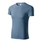 Paint póló unisex farmerkék L