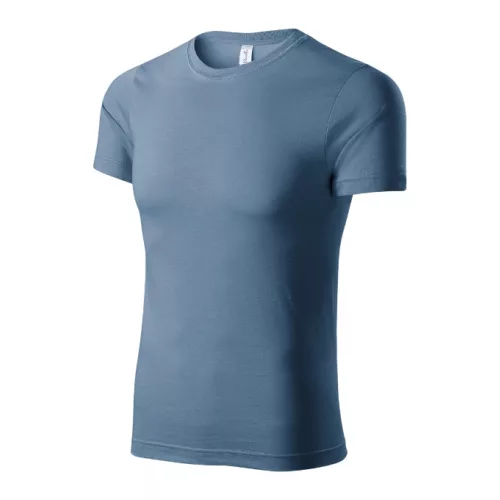 Paint póló unisex farmerkék XL