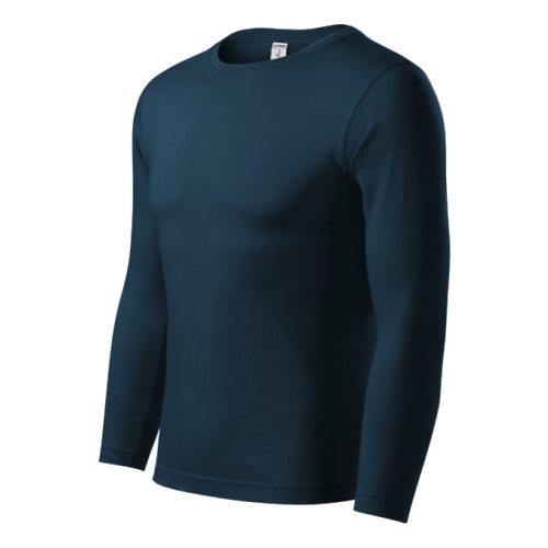 Progress LS póló unisex tengerészkék L
