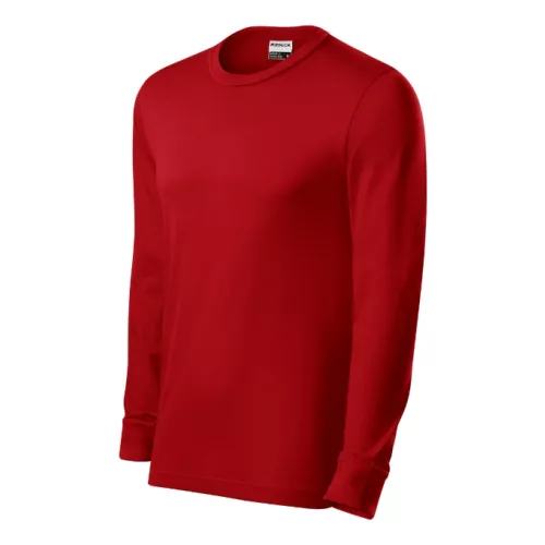 Resist LS póló unisex piros 3XL
