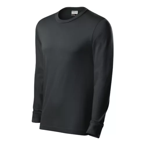 Resist LS póló unisex ébenszürke S