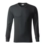 Resist LS póló unisex ébenszürke S