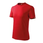 Base póló unisex piros 07 (brand label) M