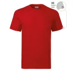 Base póló unisex piros 07 (brand label) L