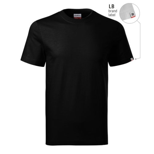 Recall póló unisex fekete 01 (brand label) S