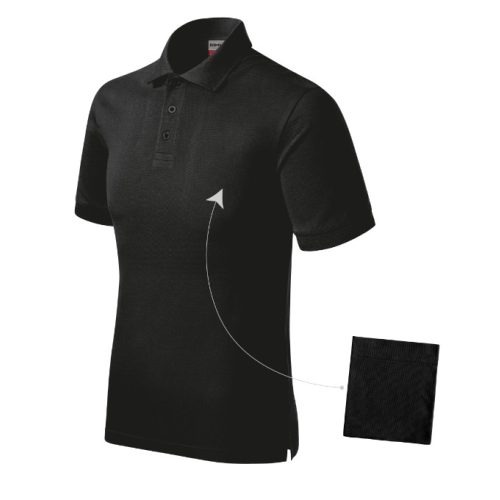 Resist Heavy Polo galléros póló férfi fekete 3XL
