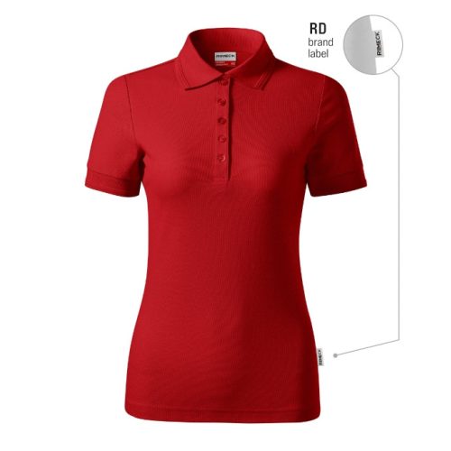 Reserve galléros póló női piros 07 (brand label) XL