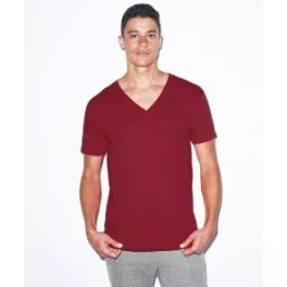 AATR461 UNISEX TRI-BLEND RÖVID UJJÚ V-NYAKÚ PÓLÓ, S