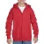 GIB18600 HEAVY BLEND™ YOUTH FULL ZIP HOODED SWEATSHIRT, M