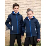 Kids TX Performance Hooded Softshell Jacket, S