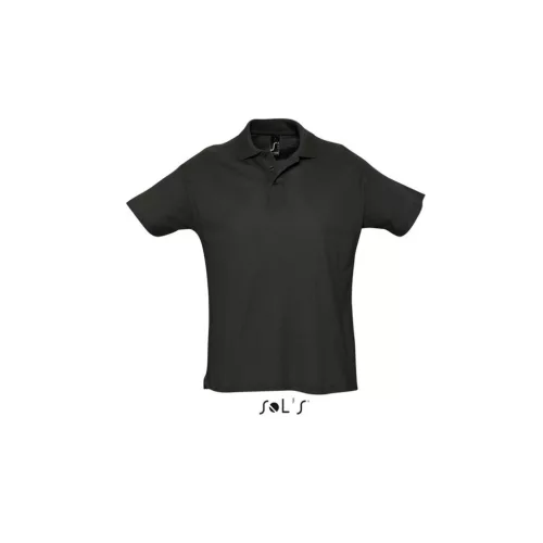 Férfi galléros póló, 2XL fekete