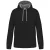 KA446 MEN'S CONTRAST HOODED SWEATSHIRT, M