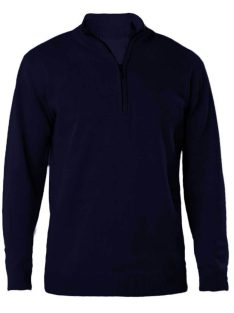 KA970-MENS-ZIP-NECK-JUMPER