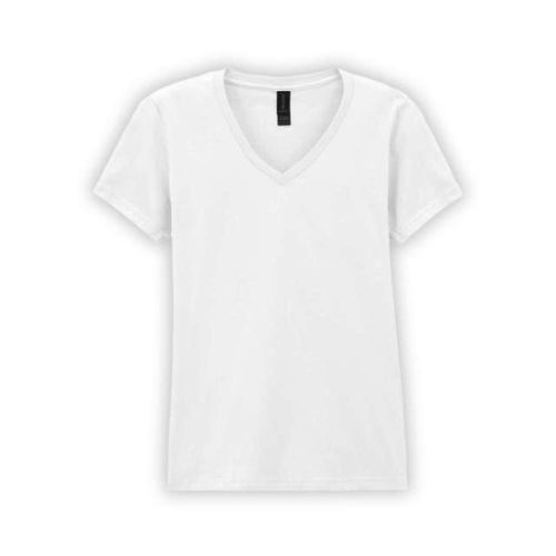 GIL64V00-EX-SOFTSTYLE-LADIES-V-NECK-T-SHIRT