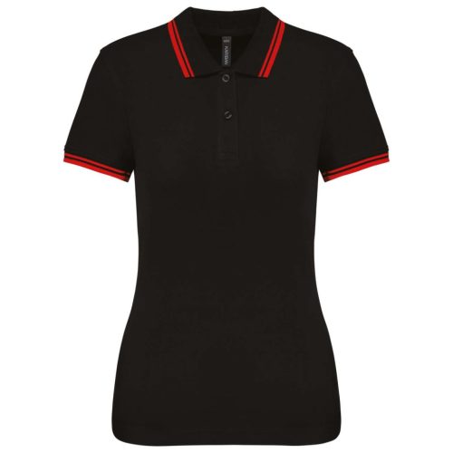 KA273-LADIES-SHORT-SLEEVED-POLOSHIRT-WITH-CONTRAST