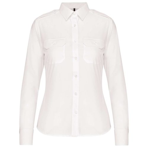 KA506-LADIES-LONG-SLEEVED-PILOT-SHIRT