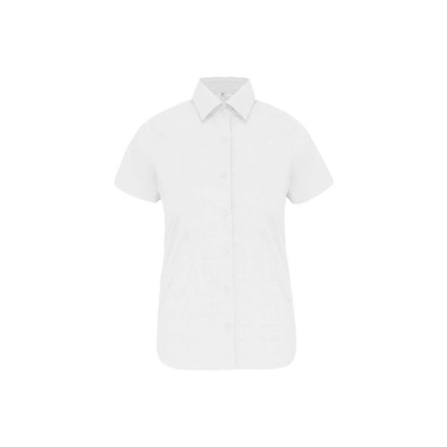 KA532-LADIES-SHORT-SLEEVED-COTTON-ELASTANE-SHIRT